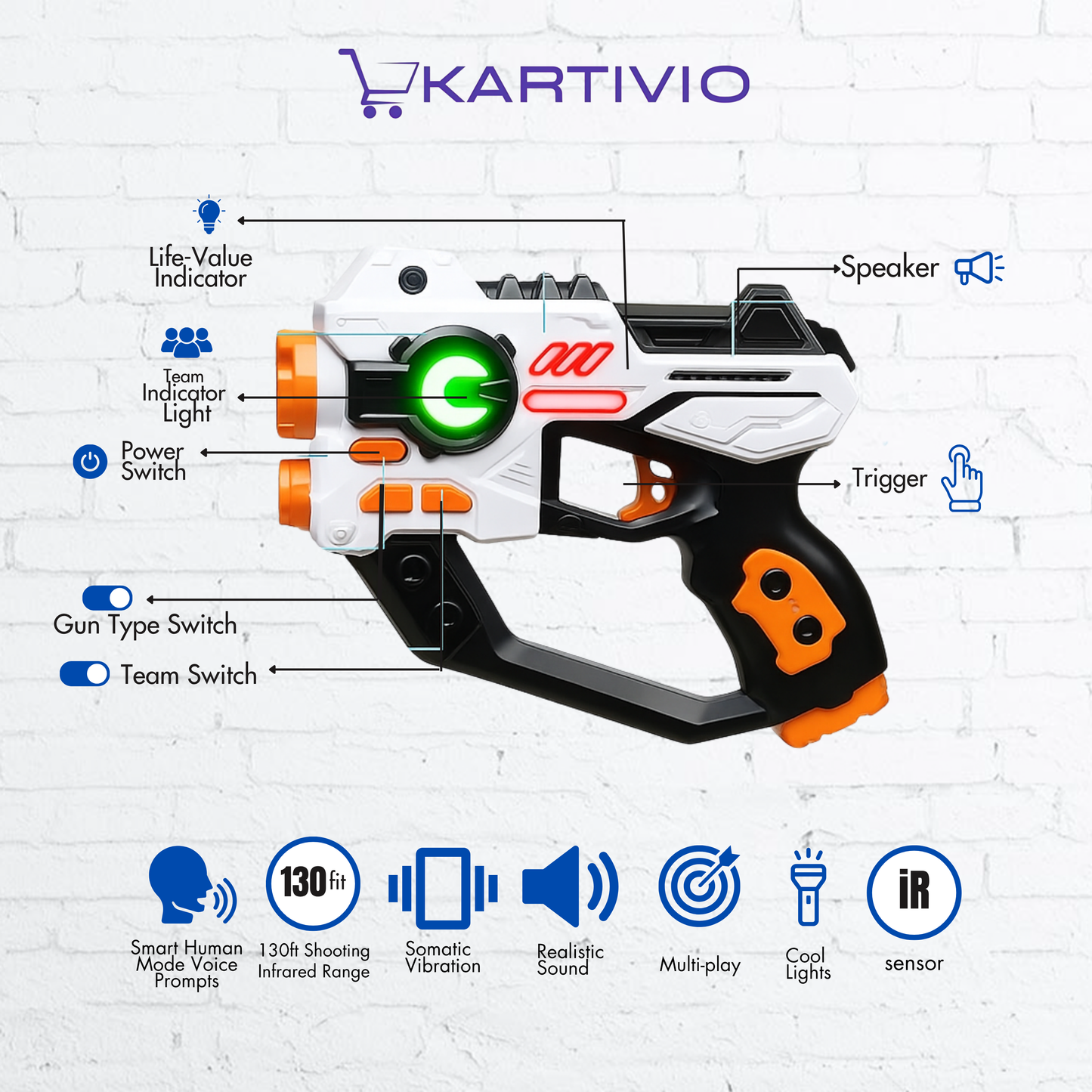 Kartivio™ Shooting Projector Blaster