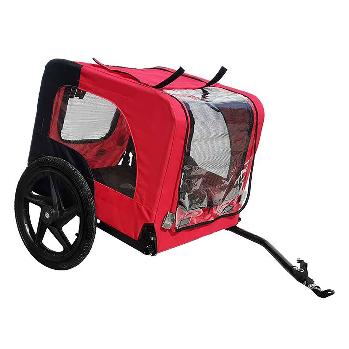 Bicycle Trailer For Pets Outdoor Foldable Dog Trailer With Reflectors