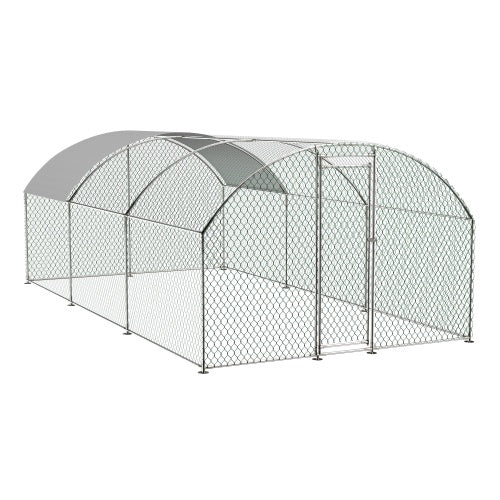 Metal Chicken Track With Waterproof And UV Cover, Dome Shape